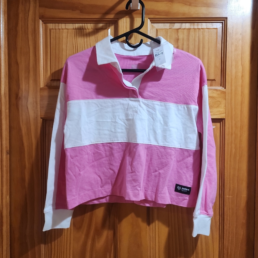 Brand NEW! Justice Sport Long sleeve pull over!